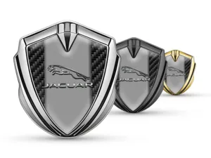 Jaguar Silicone Emblema Badge Look Moderno Stile High-End